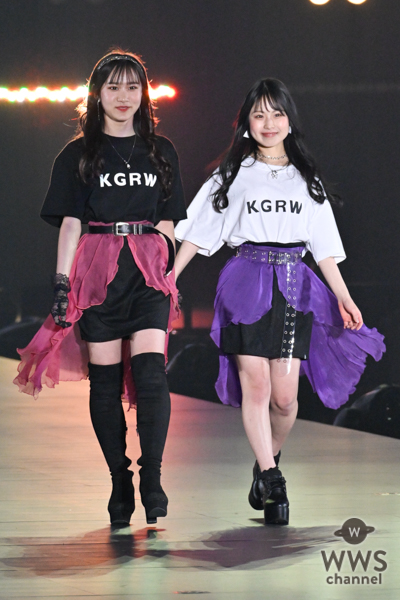 【写真特集】手島愛花さん＆岸本花音さん、「関コレ」で美脚見せのミニスカコーデを披露＜KANSAI COLLECTION 2023 S/S＞