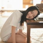 STU48・石田千穂、おちょんぼヘアでおでこ出し