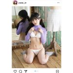 #ババババンビ・小鳥遊るい、食い込みビキニで悩殺するグラビアショット公開！