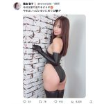 レースクイーン・霧島聖子、ぷりぷり桃尻で釘付けの見返りショットで誘惑