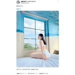 #ババババンビ・近藤沙瑛子、下着姿のバックショットで魅せる美背中＆美尻ライン