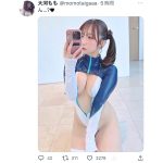 大河もも、閉め忘れでも嬉しい！変形水着のご褒美ショットお届け！！