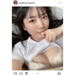 #よーよーよー・由良ゆら「めくってね」、シャツをめくって下着があらわに！