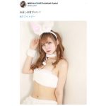 dela・後藤ひなの、ヘソ出しもこもこバニー姿でホワイトデーのおねだり