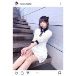 萩田こころ（iSPY）、超ミニの白ワンピで美脚披露！「麗しい」「ブチかわゆい」とファン歓喜