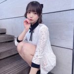 萩田こころ（iSPY）、超ミニの白ワンピで美脚披露！「麗しい」「ブチかわゆい」とファン歓喜