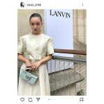 板野友美、高級ブランド「LANVIN」のショーに参加「めっちゃ綺麗」「オーラがすごい」ファン絶賛