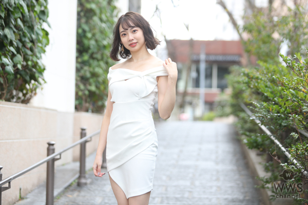 【写真特集】群馬美女・長沼麻陽さん、白のミニ丈ワンピースから美脚アピール！ ＜ミスユニバーシティ2022グランプリ＞