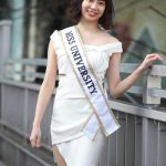 【写真特集】群馬美女・長沼麻陽さん、白のミニ丈ワンピースから美脚アピール! <ミスユニバーシティ2022グランプリ>