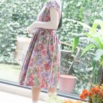 【写真特集】モデル・ねむり、華やかな花柄のワンピースでエリザベート撮影会vol.2に登場！「カメレオンのような作品に合わせた表現ができるように」