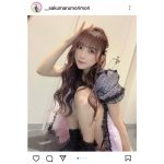 咲真ゆか（MyDearDarlin’）、キュートな笑顔で見つめつつ裏ももチラリあざとショット公開！