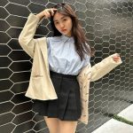 豊田ルナ、ロングブーツで太ももチラ見せの爽やか春コーデを披露