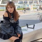 【写真特集】後藤ひなの(dela)、金髪ロック系クールなミニスカコーデで登場！ 「完全にDEATH NOTEのミサミサを意識してます(笑)」