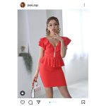 ゆきぽよ、かわちい「キャバドレス」で美しい胸元を大胆披露！