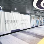 BE:FIRSTの特大ビジュアルが渋谷駅に登場