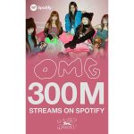 NewJeans、「OMG」が115日間でSpotify3億ストリーミング突破