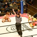 【写真特集】SKE48・青木詩織、華麗すぎる側転からのカウント披露!「気持ちよくレフェリーができました」