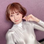 レースクイーン・安西茉莉、バスト浮き出るハイレグ自撮りでキワドラインちらり