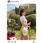 藤澤響花、ヘルシーボディが際立つゴルフウェア姿披露！