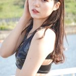 【写真特集】dela・後藤ひなの、黒×赤チャイナ風コスのポイントは？「布面積も少なめなので1番えろかわ」