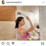 平嶋夏海、シャワーで豪快濡れボディで魅了「さすがの親近感ボディ」