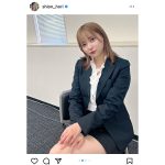 NMB48・堀詩音、スーツでのぞかせた太ももで釘付け！