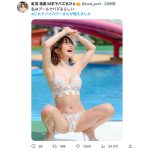 令和のM字クイーン・紅羽祐美、大バズり必須のプールM字開脚で悩殺！