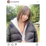 黒嵜菜々子（Peel the Apple）、美谷間で釘付けのセクシーオフショにファン歓喜