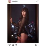 浜嶋りな、スケスケ下着姿で漏れ出す大人の色気