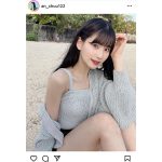 #2i2・森嶋あんり、肩出しセクシーな生脚見せショット披露！