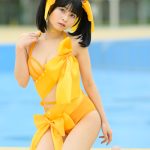 【写真特集】三田のえ、全身リボンの水着コーデをプレゼント！＜近代麻雀水着祭2023＞