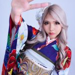 ギャルモデル・しゃんが振袖姿を披露「着物は深いなぁ」