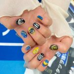 高柳明音、シーホース三河を渾身のセルフネイルで応援