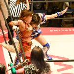 【写真特集】SKE48・青木詩織、華麗すぎる側転からのカウント披露！「気持ちよくレフェリーができました」