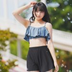 現役女子高生・苺ひな(グランダルメ)が可愛すぎるマリンルックでランウェイに登場！近代麻雀水着祭2023