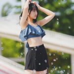 現役女子高生・苺ひな(グランダルメ)が可愛すぎるマリンルックでランウェイに登場！近代麻雀水着祭2023