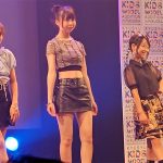 【動画】高１・村井海色さん、小5・平田優理さんら福岡キッズモデルがクールなミニスカ衣装でウォーキング！＜第８回九州キッズモデルオーディション＞