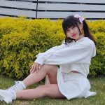 【写真特集】dela・松島七葉、可愛すぎる白のミニ丈ワンピースで登場！ 「大学生活で最近ハマっていることはケーキビュッフェ」