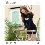 美人イラストレーター・竹内星菜、セクシー穴あきワンピで美乳チラリ「なんて綺麗なスタイル」「えっちすぎる」とファン歓喜