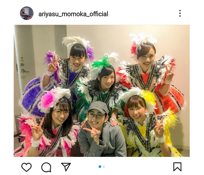 有安杏果、ももクロ15周年に6人の写真を公開「泣かせるやん」「本当にこの時を待っていました」とファン涙