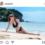 美人イラストレーター・竹内星菜、黒ビキニで美ボディ披露「スタイル良すぎ」「美肌美人で最強！」とファン感嘆