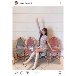 NMB48・原かれん、美腹筋チラ見せショットに「なにこれ？かぁいい。。。」「あーーーーすきい」とファン歓喜