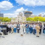 AI、G7広島サミットに合わせて平和を願うパフォーマンス