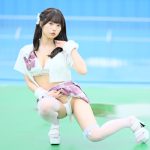 【写真特集】小水りあん（ふぇありーアクセ）、制服コスで刺激強めなパンチラ見せつけ！＜近代麻雀水着祭2023＞