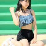 【写真特集】現役JK・苺ひな（グランダルメ）、お腹見せのマリンルック見せるキュートな笑顔！＜近代麻雀水着祭2023＞