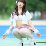 【写真特集】小水りあん（ふぇありーアクセ）、制服コスで刺激強めなパンチラ見せつけ！＜近代麻雀水着祭2023＞