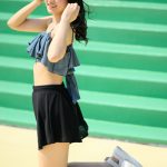 【写真特集】現役JK・苺ひな（グランダルメ）、お腹見せのマリンルック見せるキュートな笑顔！＜近代麻雀水着祭2023＞