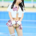 【写真特集】小水りあん（ふぇありーアクセ）、制服コスで刺激強めなパンチラ見せつけ！＜近代麻雀水着祭2023＞