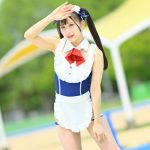 【写真特集】黒沢あかり（HOT DOG CAT）、メイド水着コスで見事な脚線美披露！＜近代麻雀水着祭2023＞