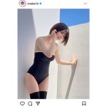 えなこ、太もも＆美肌見せ水着オフショットで悩殺！